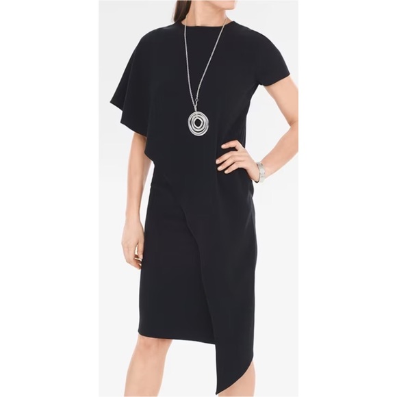 Chico's Dresses & Skirts - Chico’s Black Label Layered Dress, Size L